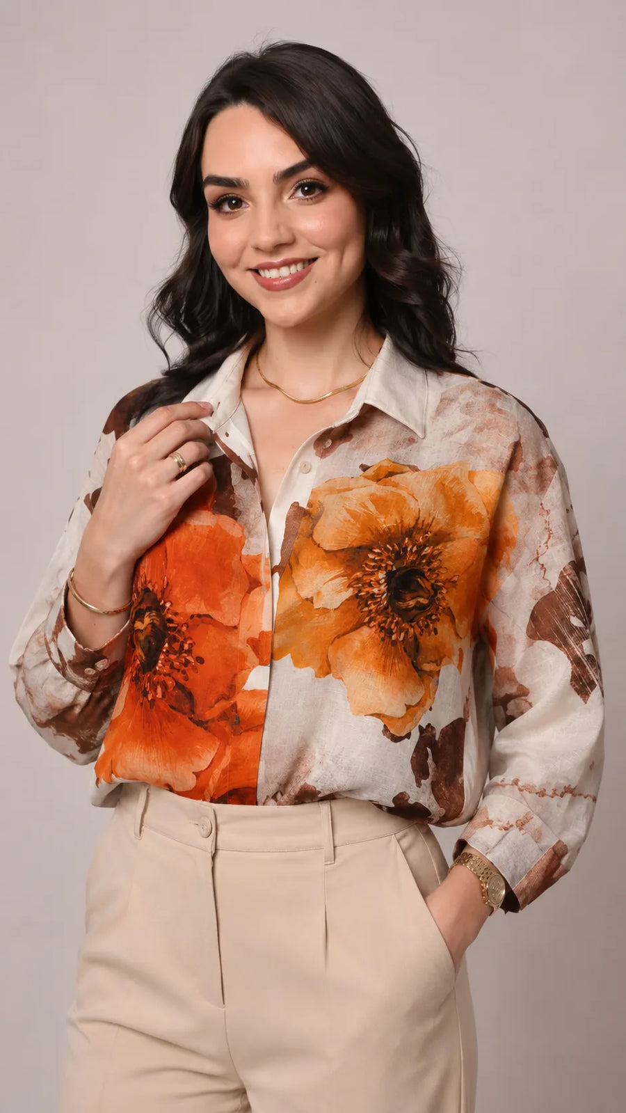 Floral Print Shirt