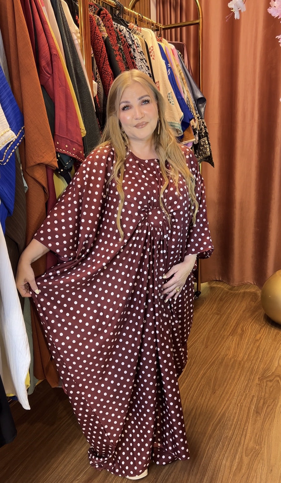 Polka Dot Abaya