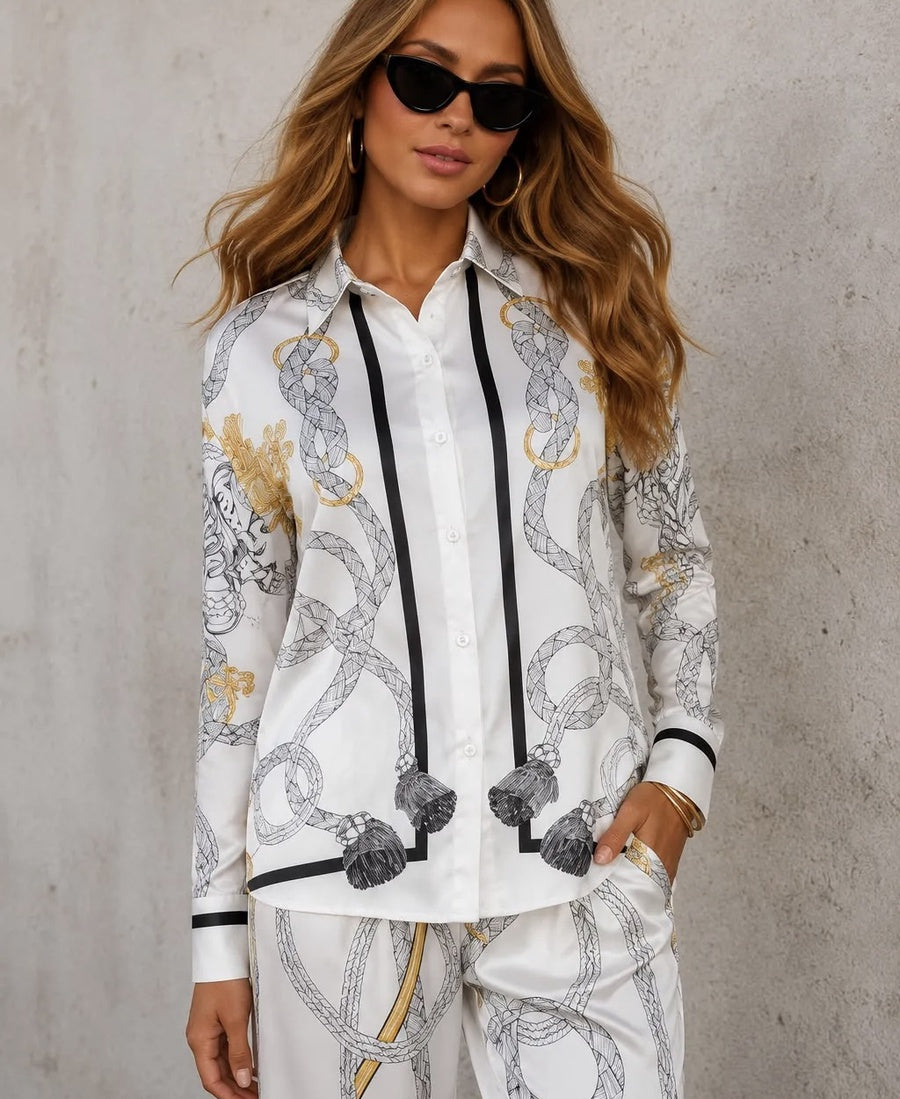 Chain Print Co-ord Set
