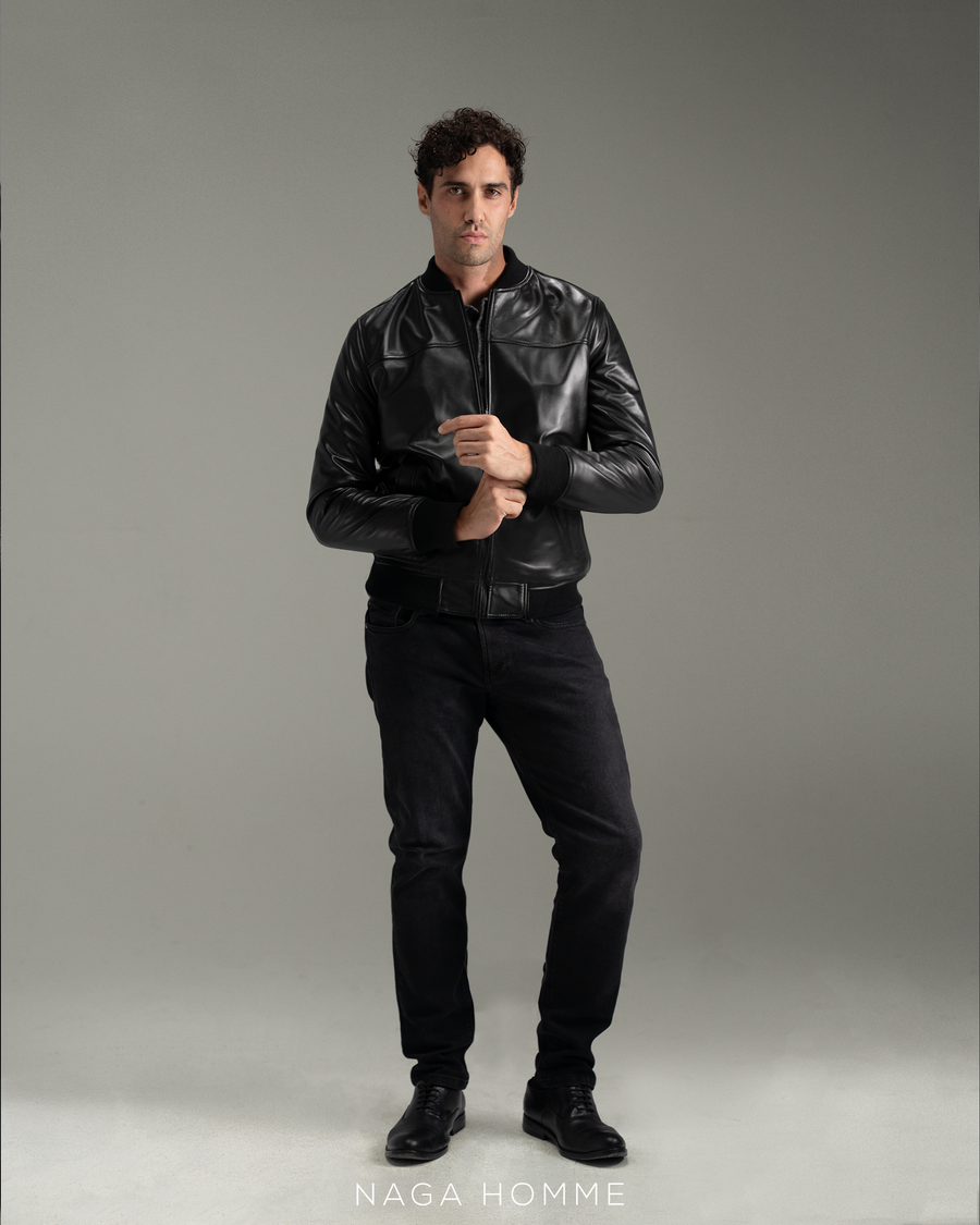 Men's Genuine Leather Jacket
