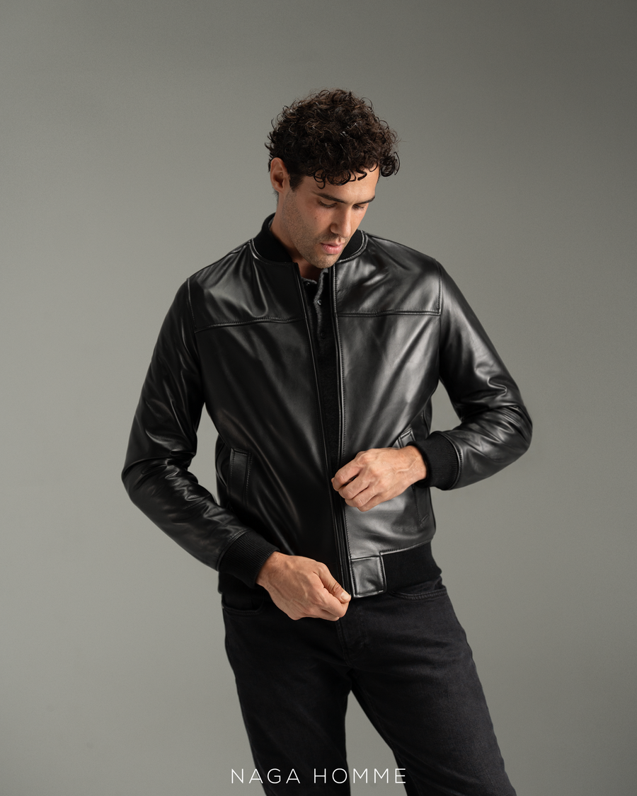Men's Genuine Leather Jacket