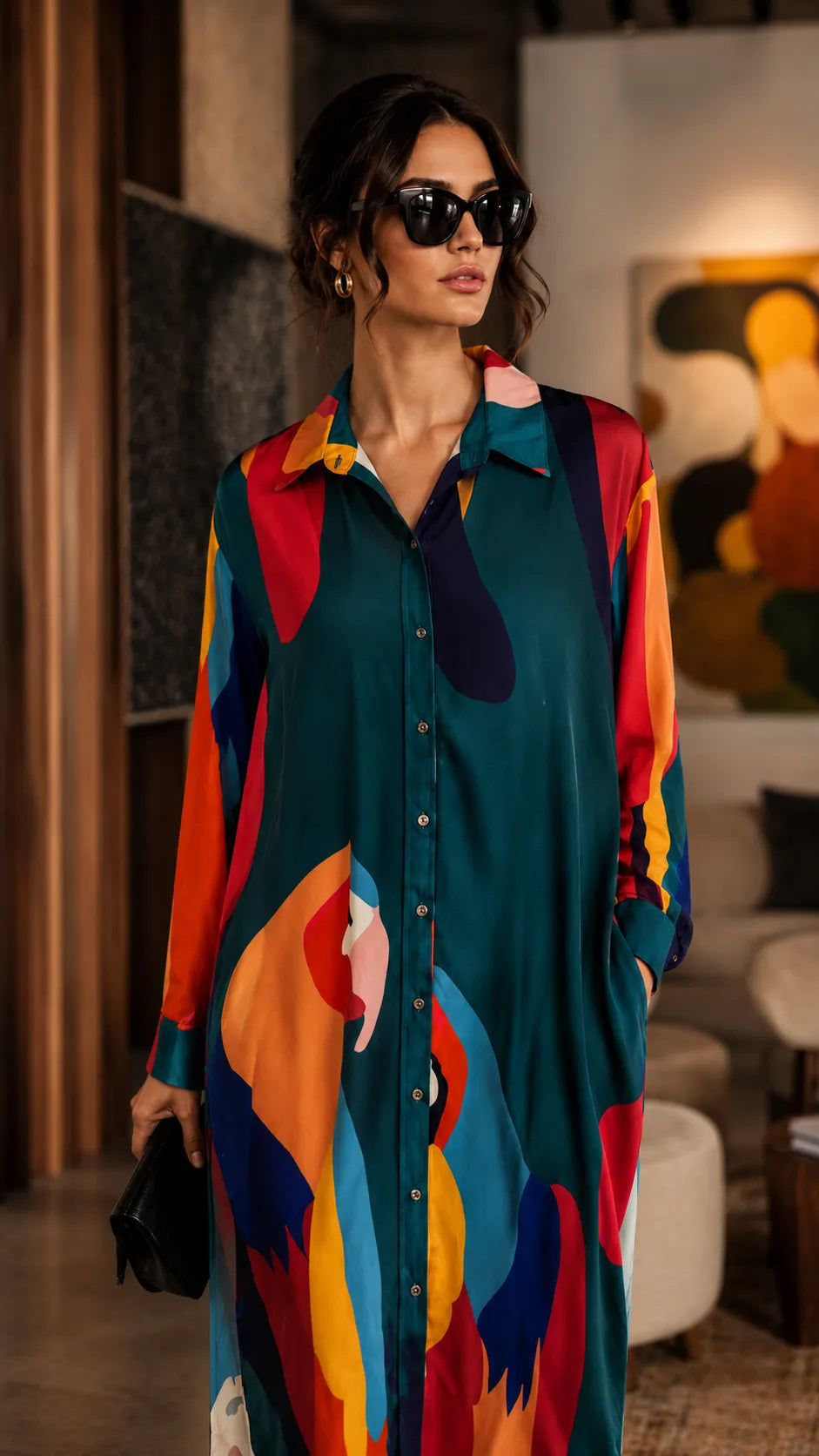 Parrot long shirt