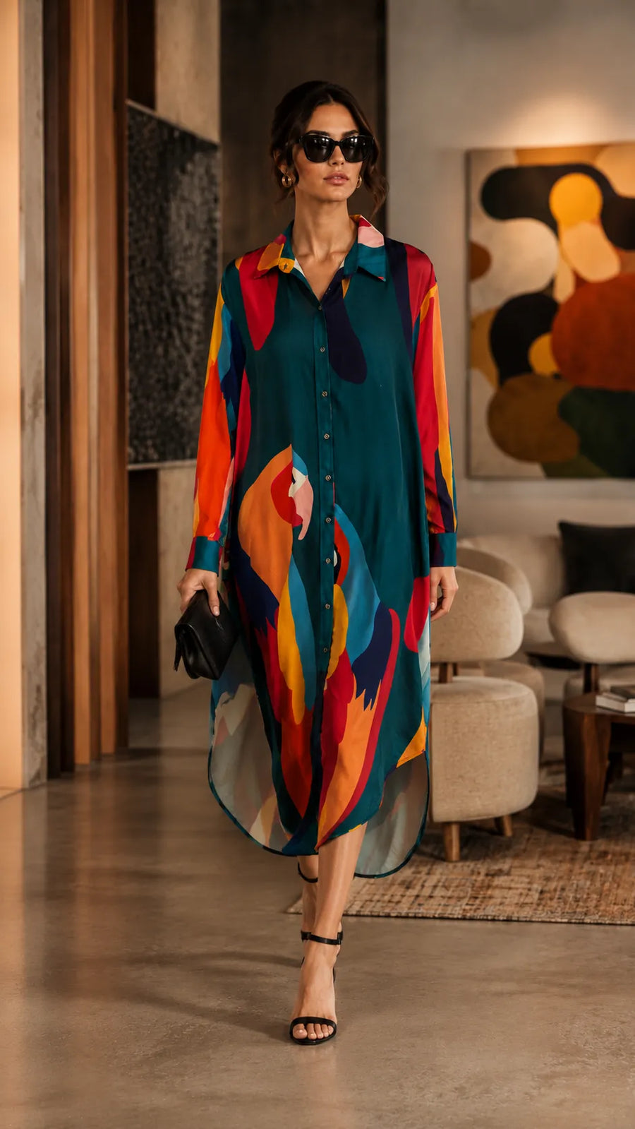Parrot long shirt