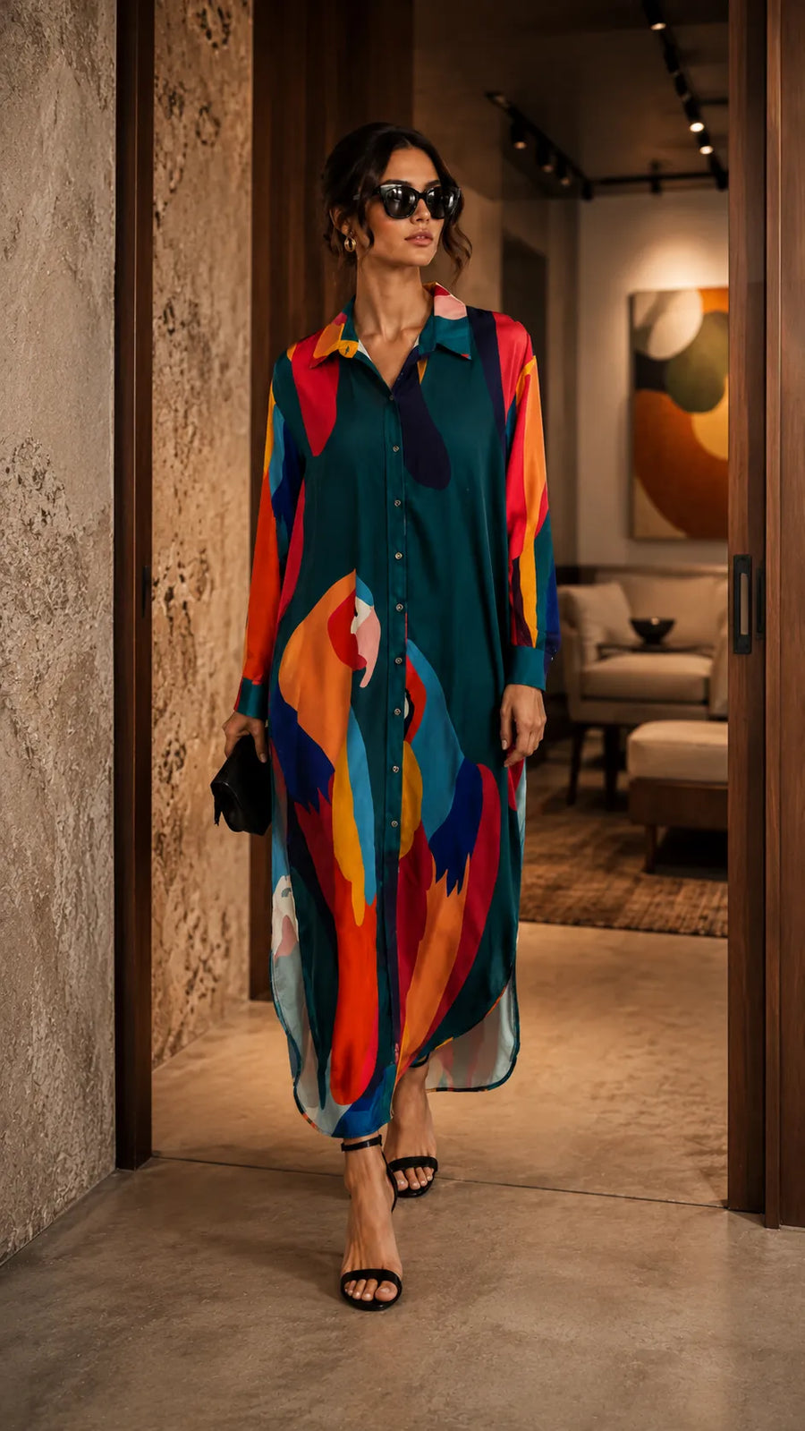 Parrot long shirt