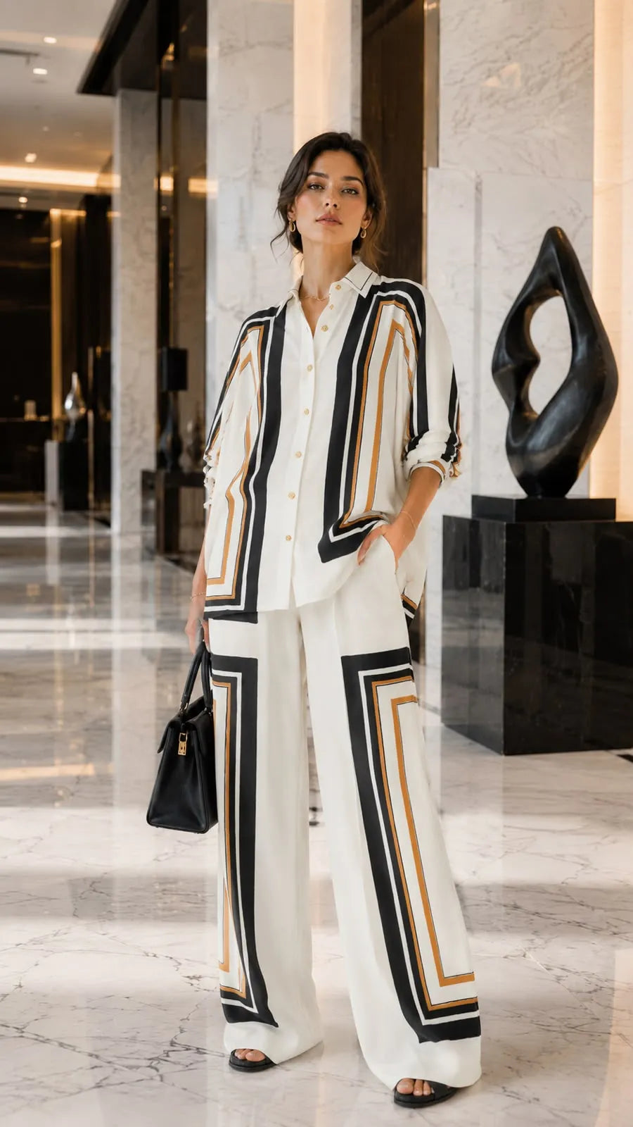 Geometric Print Co-ord Set