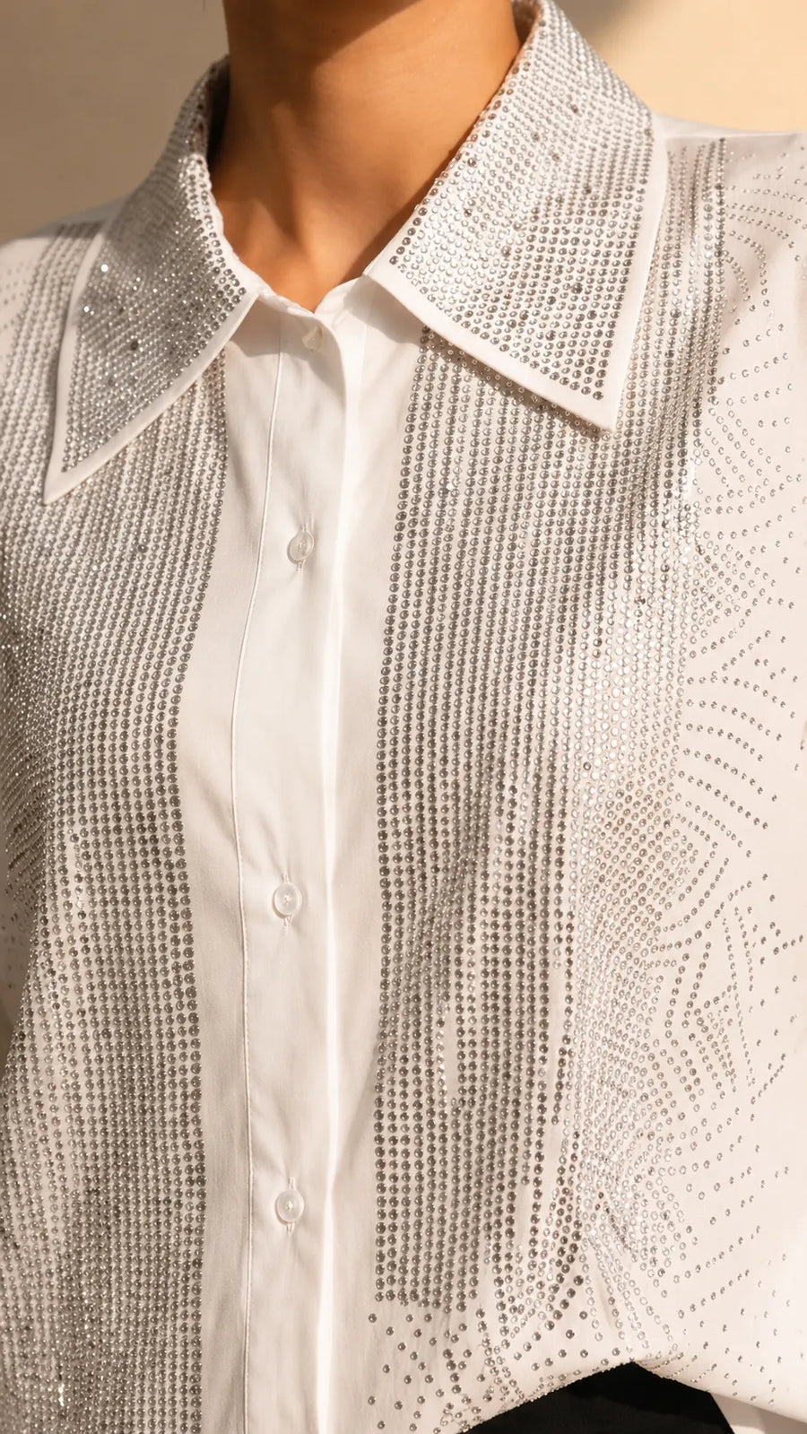Crystal Embellished Shirt