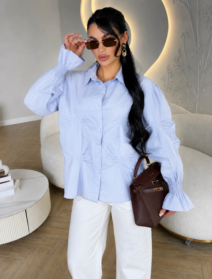 Cinched Waist Shirt