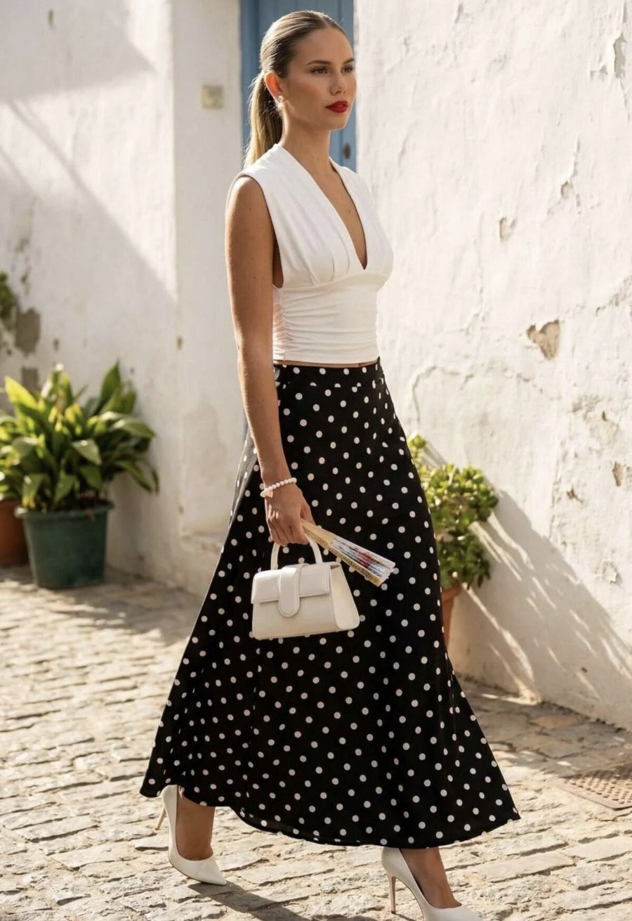 polka Dot Skirt
