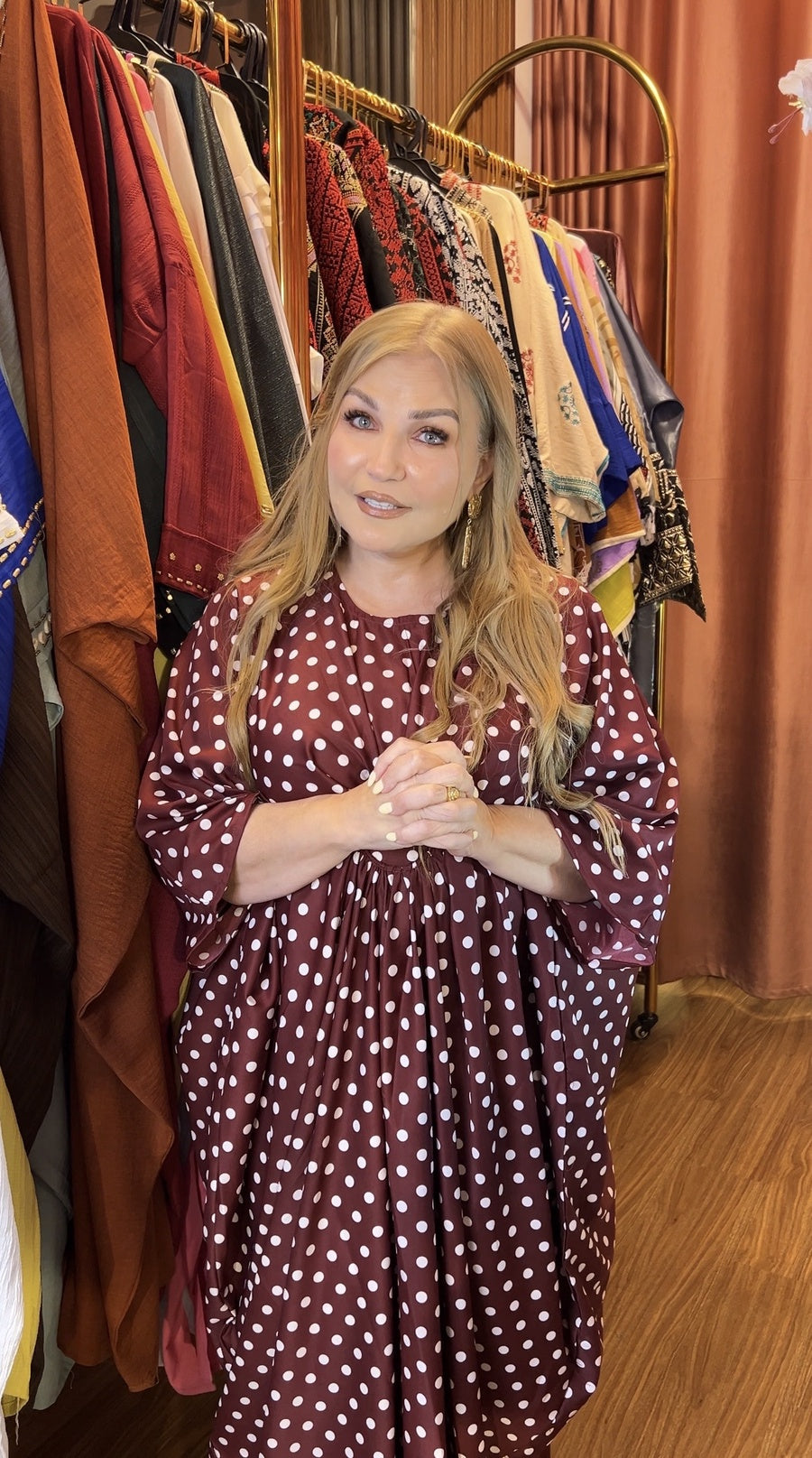 Polka Dot Abaya