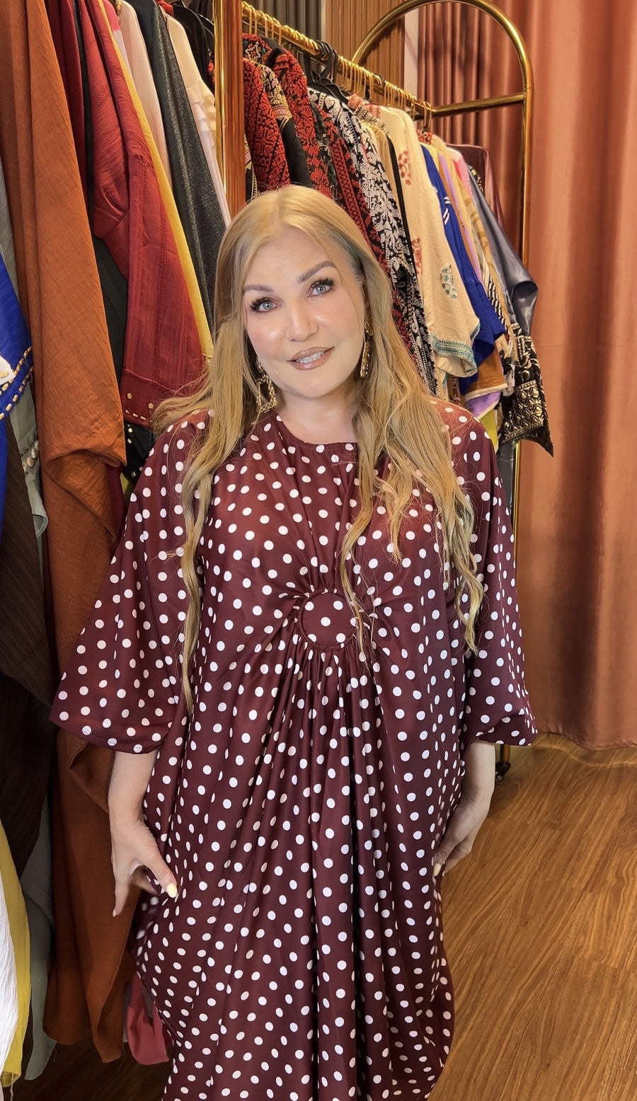 Polka Dot Abaya