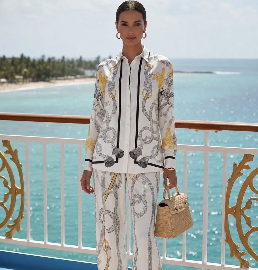 Chain Print Co-ord Set