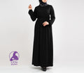 Basic dress with medium steak sleeve