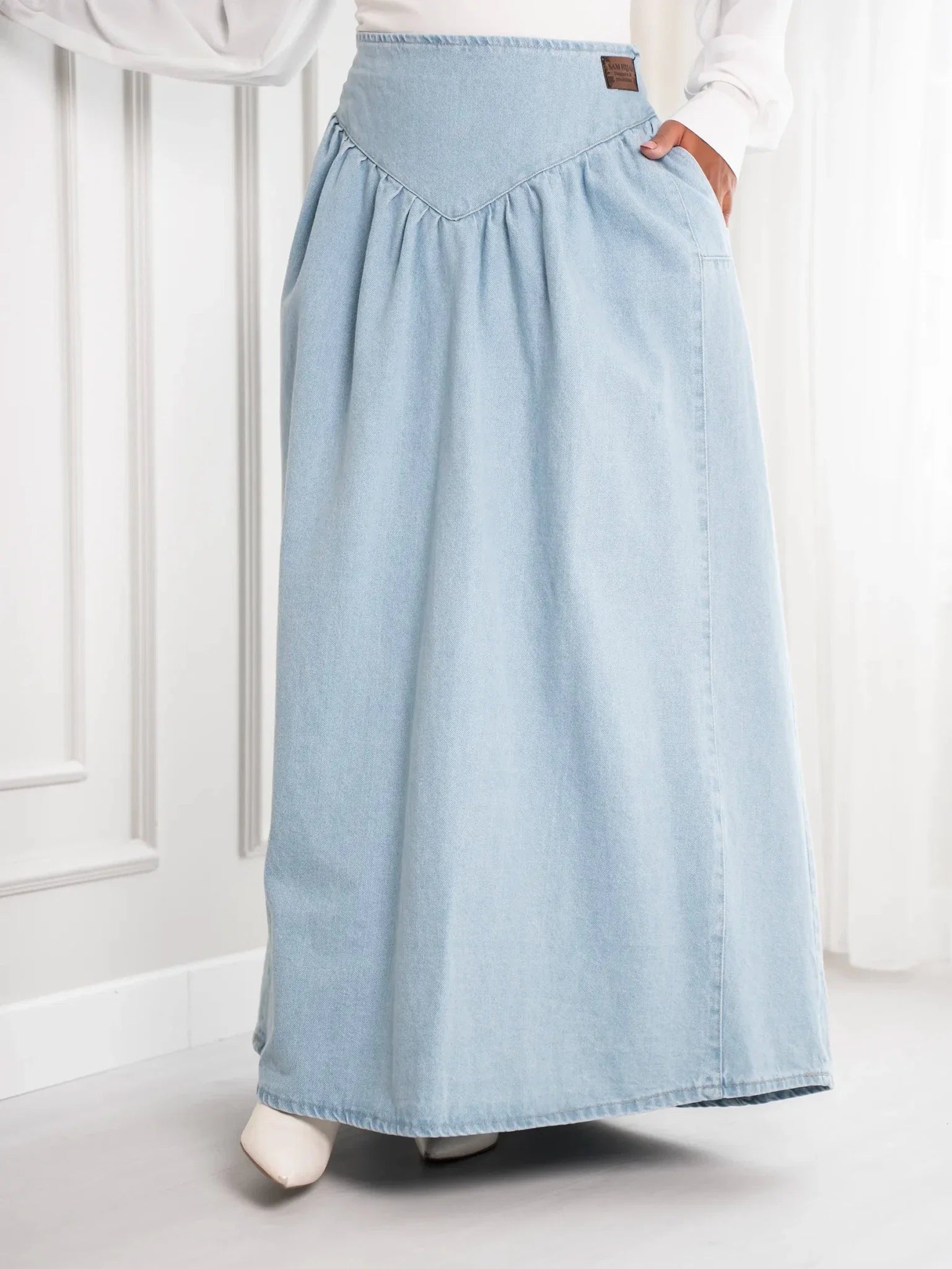 Denim Leen Skirt