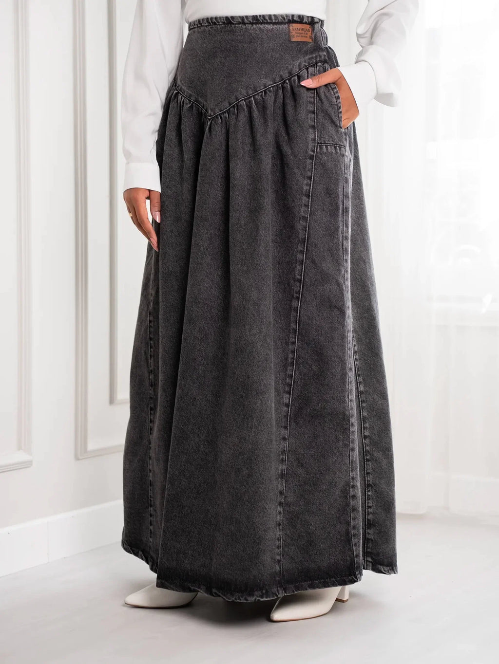 Denim Leen Skirt