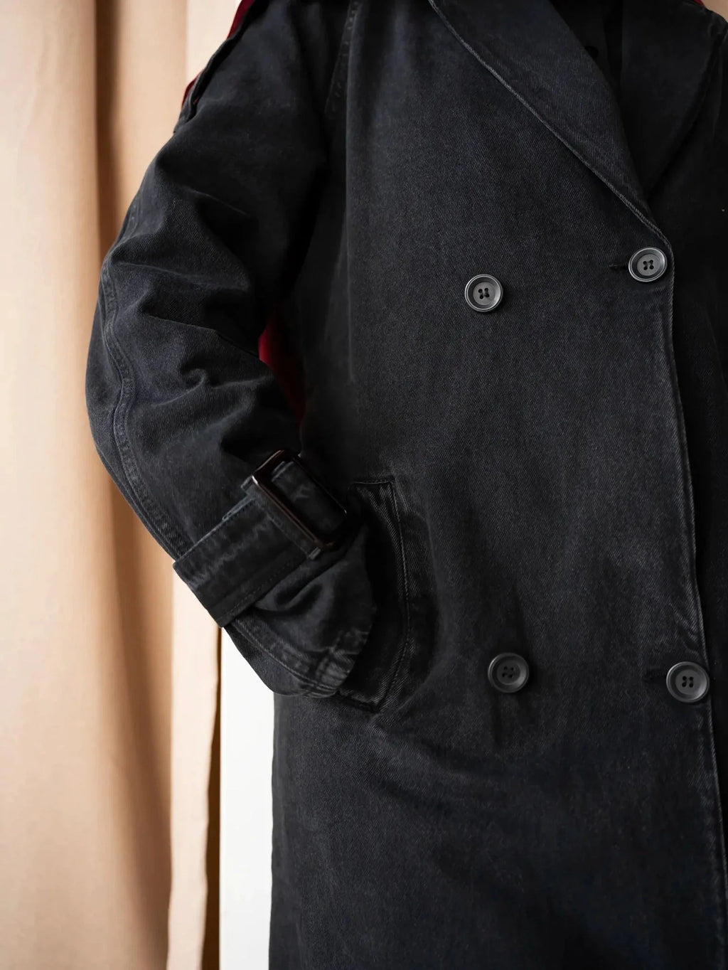 Denim Trench Coat