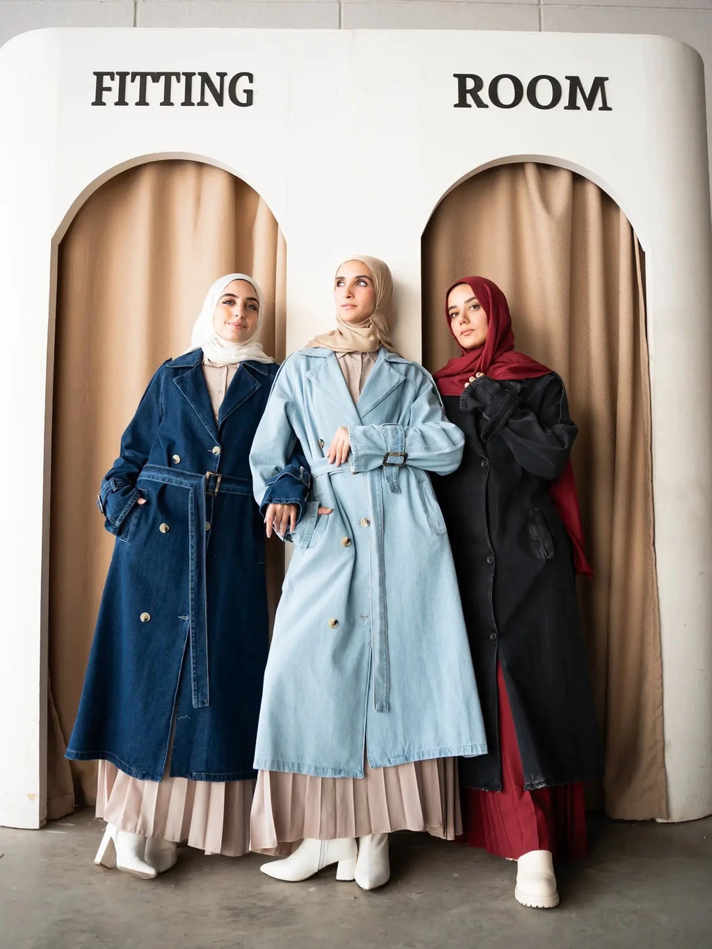 Denim Trench Coat