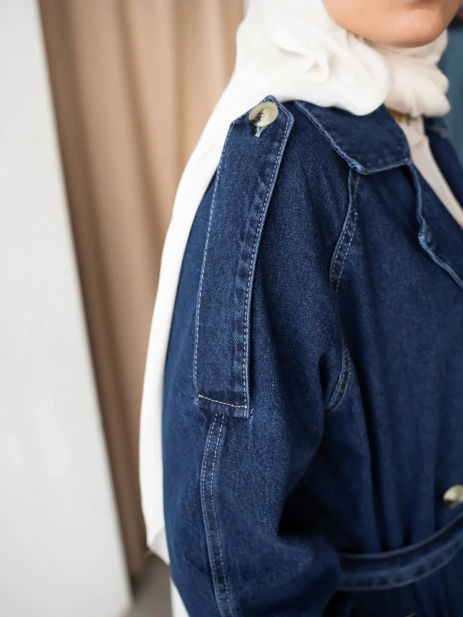 Denim Trench Coat