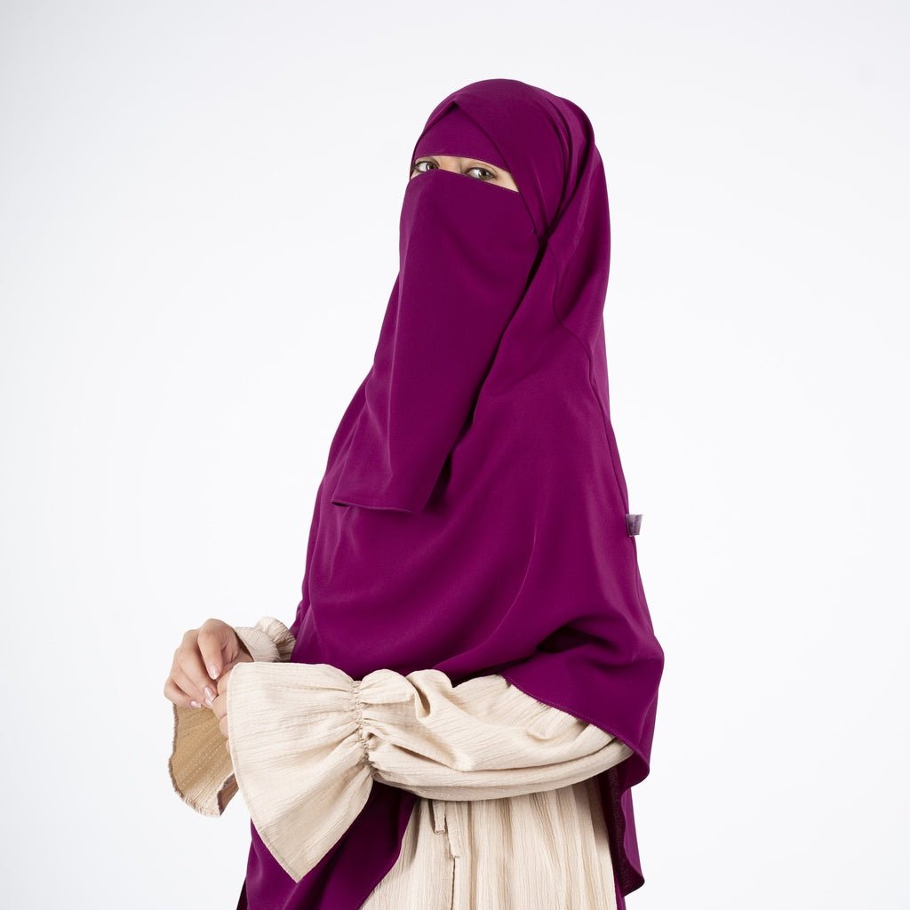 French veil set with niqab