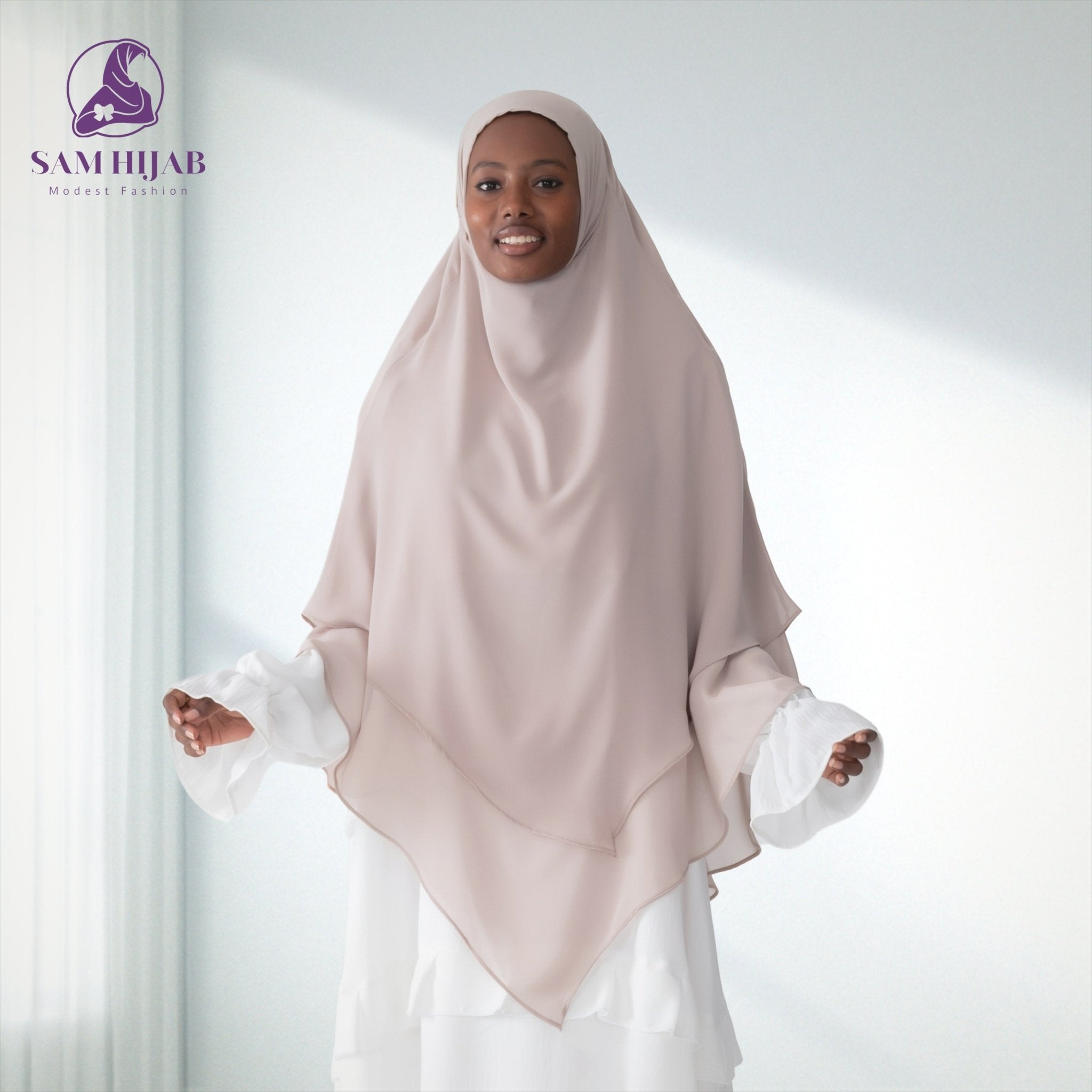 Indonesian veil set with niqab
