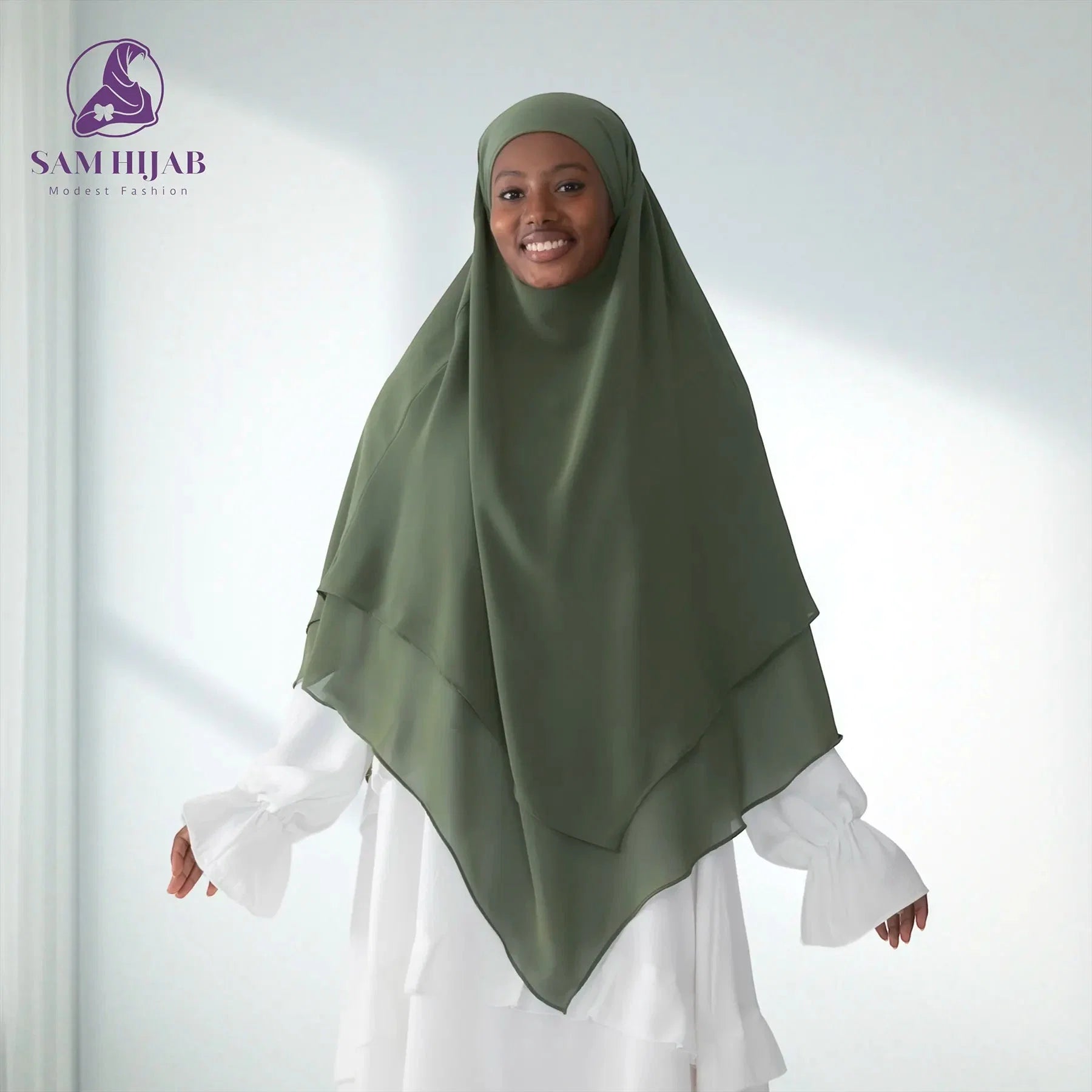 Indonesian veil set with niqab