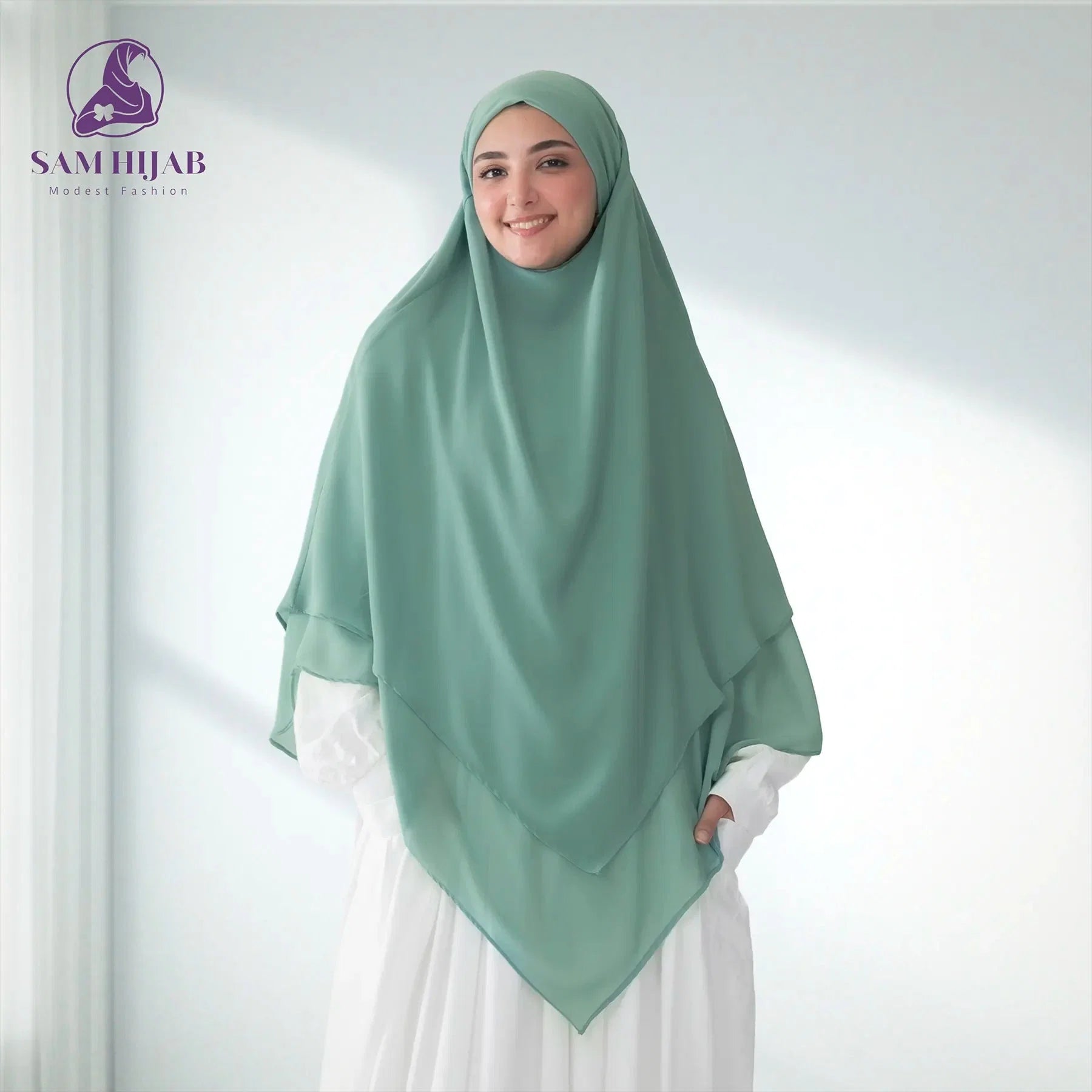 Indonesian veil set with niqab