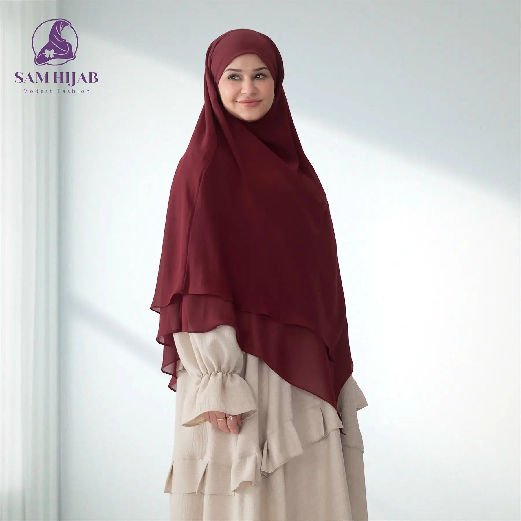 Indonesian veil set with niqab