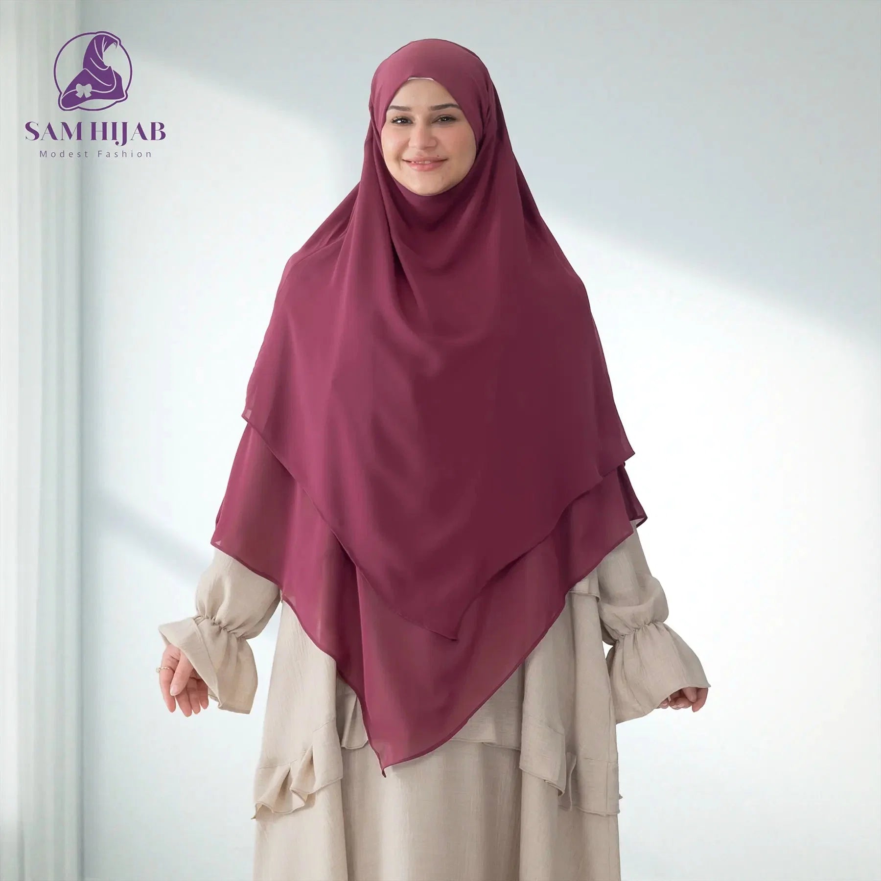 Indonesian veil set with niqab