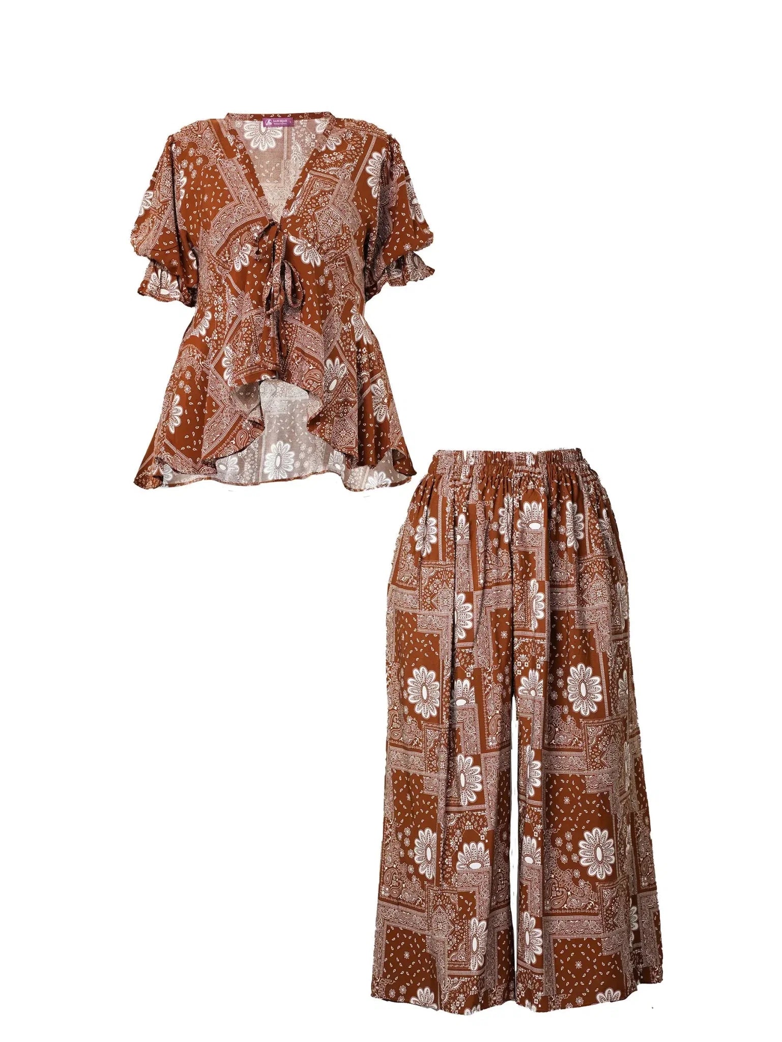 Lareen Co-ord Set – The Boho-Chic Summer Essential