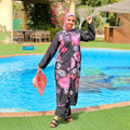Long printed burkini