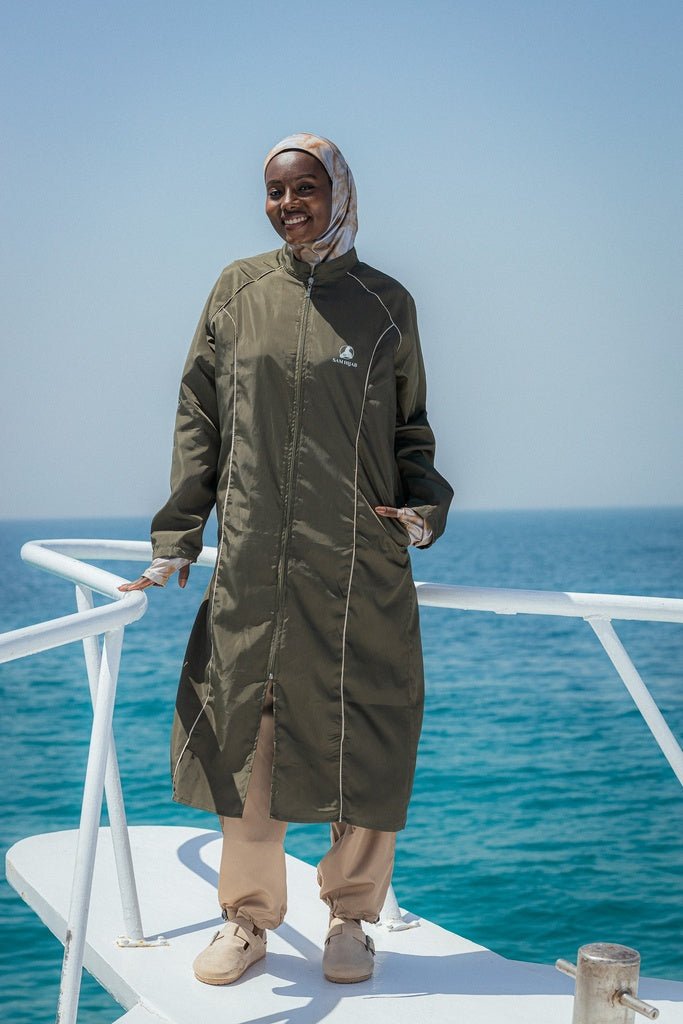Marble Olive Burkini