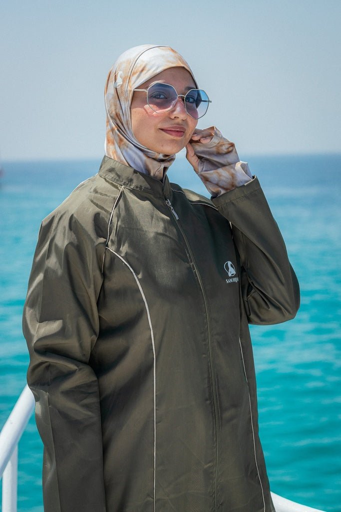 Marble Olive Burkini