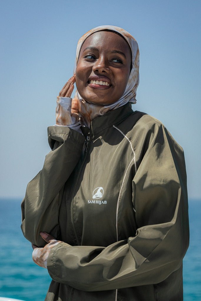 Marble Olive Burkini