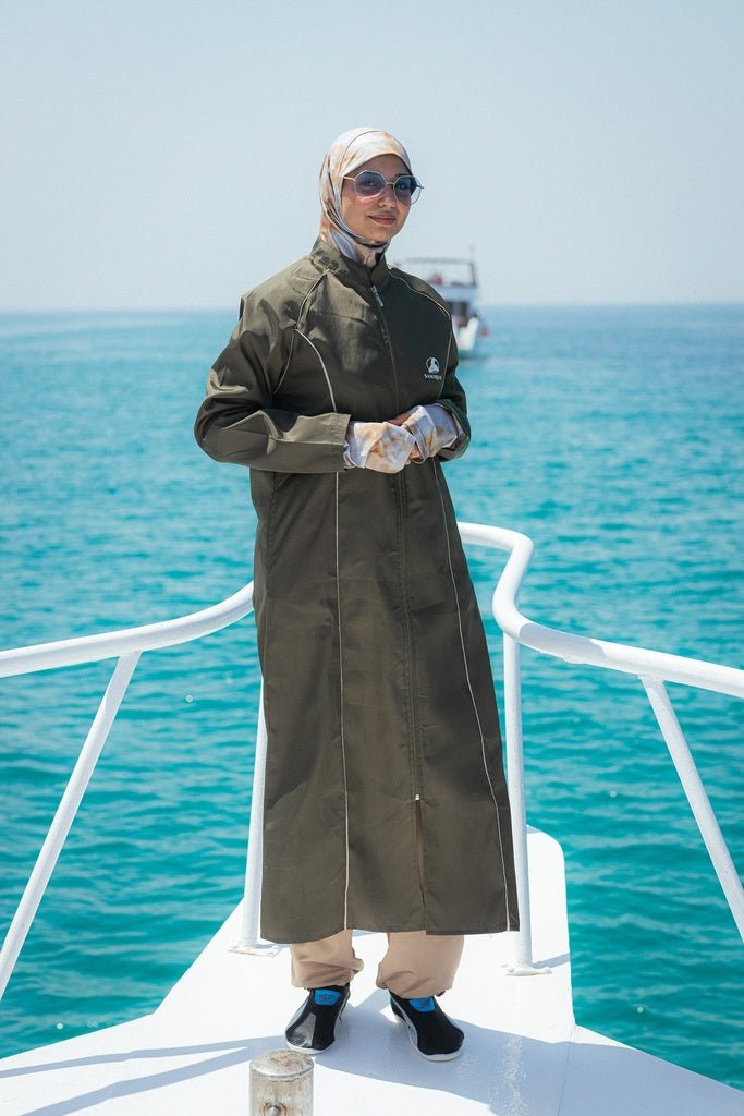 Marble Olive Burkini