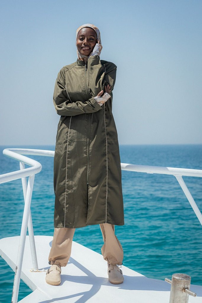 Marble Olive Burkini