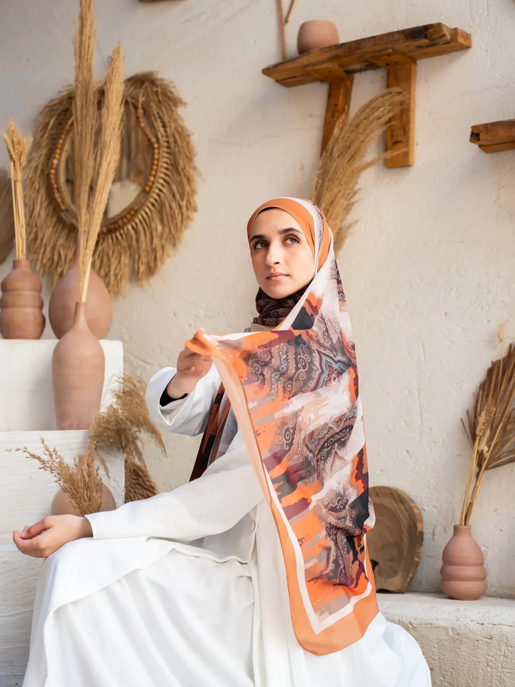 Modest Printed scarf