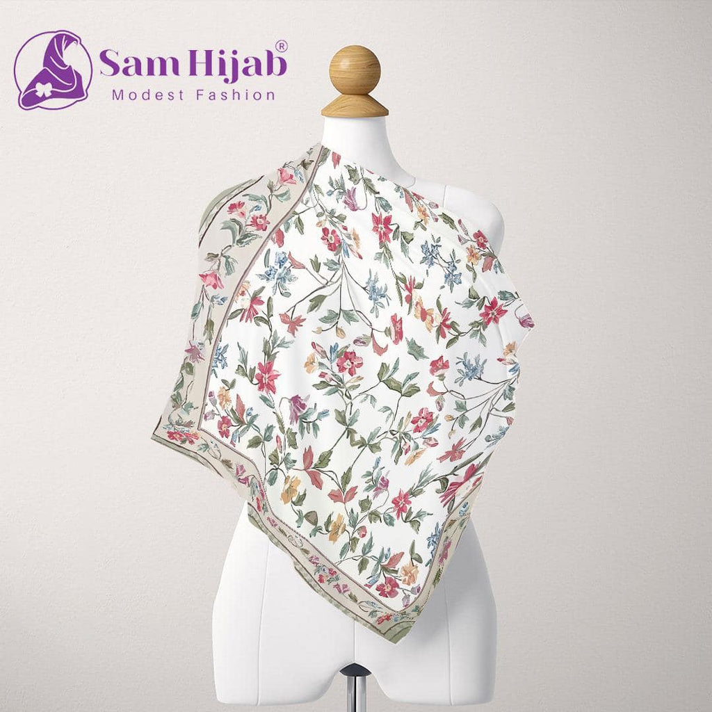 Printed chiffon khimar 02