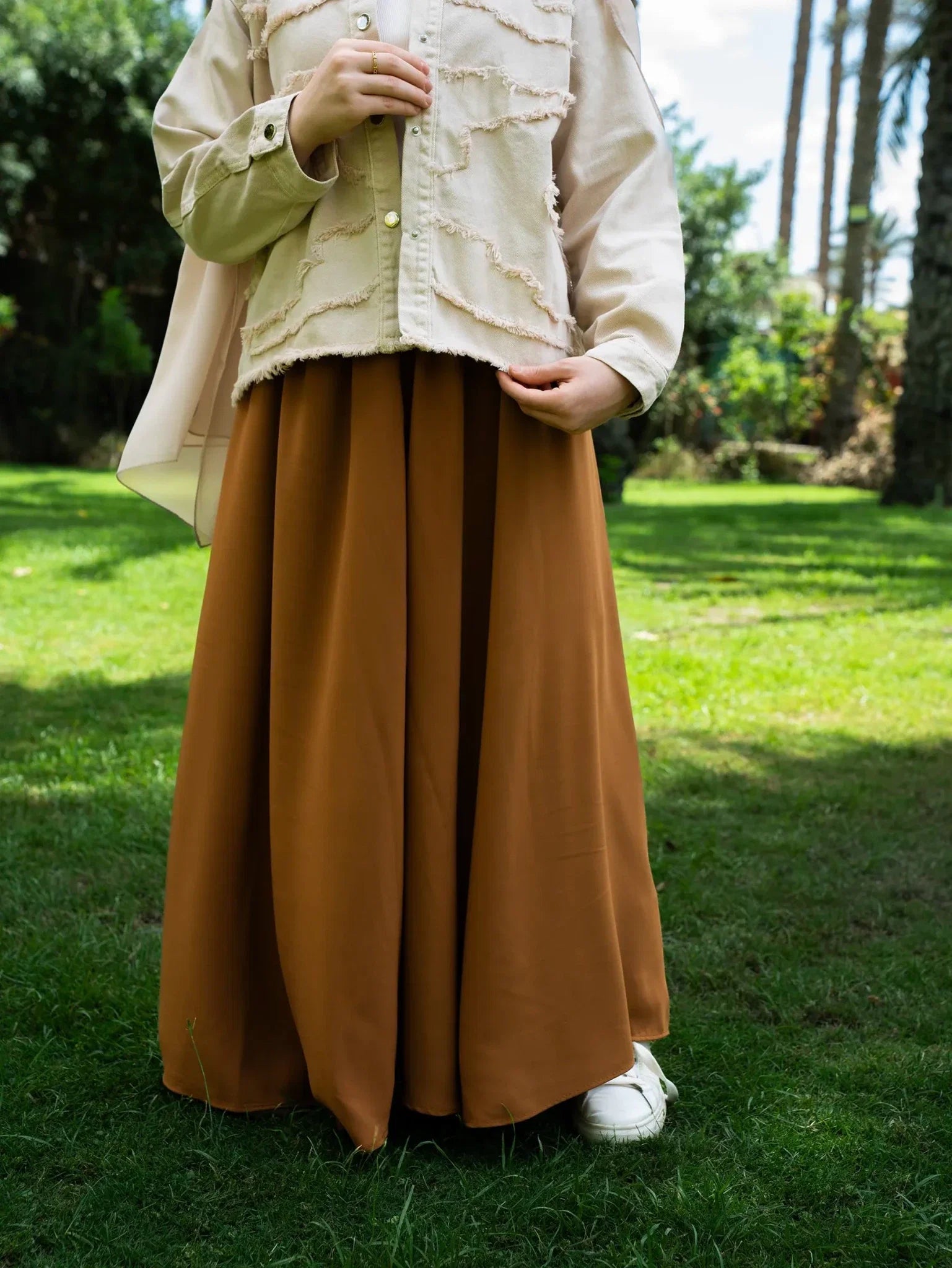 Teens Gabardine Jacket With Cuts